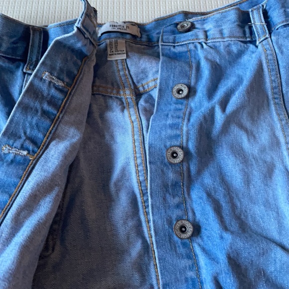 Full Button Up Skirt - Picture 2 of 4